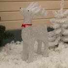 Светодиодная фигура «Оленёнок» 46×70×22 см, акрил, 100 LED, 8 режимов, 24 В, свечение белое - Фото 2