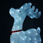 Светодиодная фигура «Оленёнок» 46×70×22 см, акрил, 100 LED, 8 режимов, 24 В, свечение белое - Фото 4