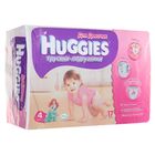 Трусики-подгузники для девочек Huggies Little Walkers, размер 4 (9-14 кг), 17 шт. - Фото 1