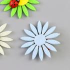 Декор для творчества войлок "Божья коровка на ромашке" (набор 6 шт), d-3.8 см, 12х11 см - Фото 2