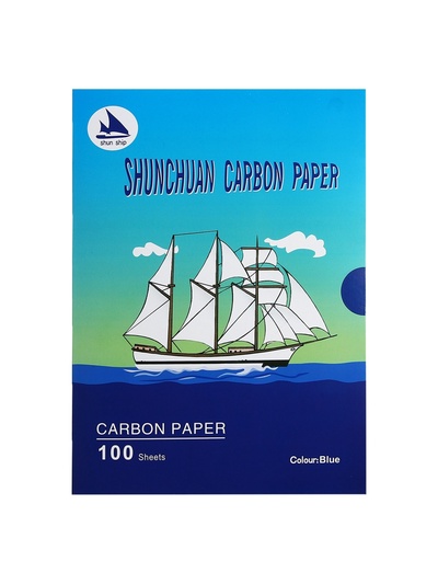 Бумага копировальная А4, 100 листов, синяя