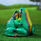 Садовая фигура "Лягушки", зелёный цвет, 20 см - Фото 2