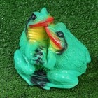 Садовая фигура "Лягушки", зелёный цвет, 20 см - Фото 4