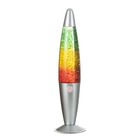 Светильник "Ракета перелив" Е14 разноцветный, лава, блёстки 41,5х10,5х10,5 см RISALUX - Фото 6