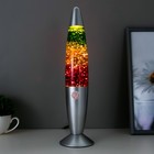 Светильник «Ракета», лава, блёстки, Е14 34×8.5×8.5 см - Фото 6