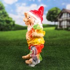 Садовая фигура "Гном с морковкой", разноцветная, гипс, 46 см, микс - Фото 4