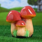 Садовая фигура "Семья грибов", гипс, 22х15х24 см, микс - Фото 1