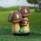 Садовая фигура "Семья грибов", гипс, 22х15х24 см, микс - Фото 5
