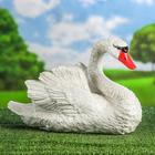 Садовая фигура "Лебедь", белый цвет, гипс, 44х19х27 см - Фото 2