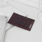 Картхолдер, цвет бордовый - Фото 1