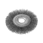 Щетка металлическая для УШМ ТУНДРА, плоская, посадка 22 мм, 125 мм - Фото 5