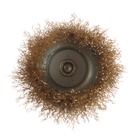 Щетка металлическая для дрели ТУНДРА, со шпилькой, «чашка», 75 мм - Фото 7