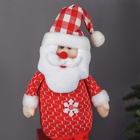 Мягкая игрушка "Дед Мороз со снежинкой - длинные ножки" 55,5 см красный - Фото 2