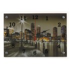 Часы-картина настенные, серия: Город, "Набережная", 25х35  см - фото 8254115