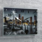 Часы-картина настенные, серия: Город, "Набережная", 25х35  см - фото 8254116