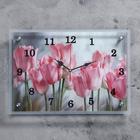 Часы настенные, серия: Цветы, "Тюльпаны", 25х35 см - фото 3166206