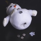 Игрушка световая "Снеговик праздничный" (батарейки в комплекте) 8х15 см, 1 LED RGB, БЕЛЫЙ - Фото 4