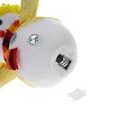 Игрушка световая "Снеговик в пальто" (батарейки в комплекте) 8х20 см, 1 LED RGB, ЖЁЛТЫЙ - Фото 3