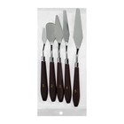 Набор мастихинов для художника, 5 предметов (1, 2, 3, 4, 5) - Фото 2