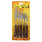 Набор мастихинов для художника, 5 предметов (1, 2, 3, 4, 5) - Фото 4