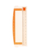 Резак для бумаги роликовый А4, до 3 листов, безопасное лезвие, длина реза 300 мм, корпус белый - Фото 9