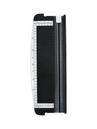 Резак для бумаги роликовый А4, до 3 листов, безопасное лезвие, длина реза 300 мм, корпус черный - Фото 9