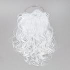 Карнавальная борода «Дедушка Мороз», на резинке, 50 г, 47 см - фото 300665784