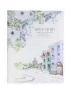 Папка А4, 30 прозрачных файлов, пластик, «Города», МИКС - фото 809627466