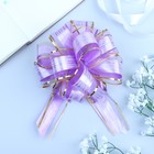 Бант-шар №5 "Узор", цвет сиреневый - Фото 1