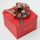 Подарочный бант - шар №5 «Узор», цвет кофейный, для упаковки подарков - Фото 4