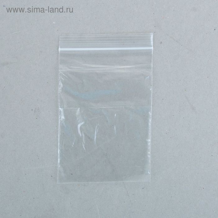 Пакет zip lock 8 х 12 см - Фото 1