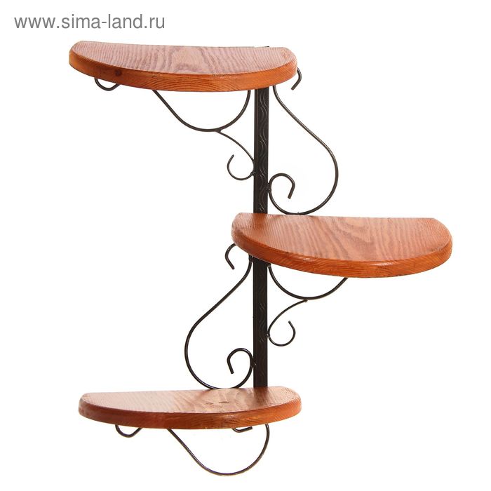 Подставка настенная на 3 цветка - Фото 1