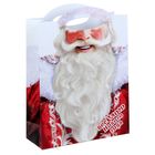 Пакет подарочный «Дедушка мороз», 26 × 32 см - Фото 1