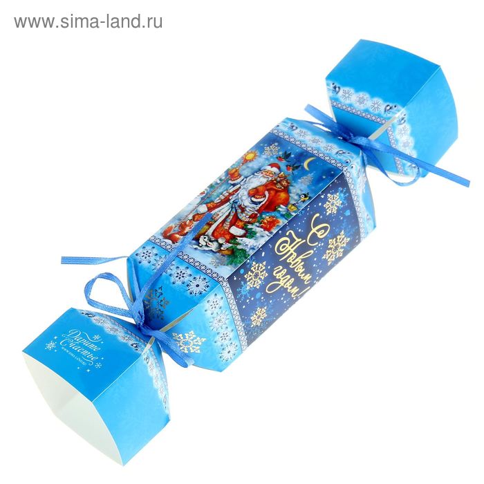 Складная коробка‒конфета «Дед Мороз», 11 х 5 х 5 см - Фото 1