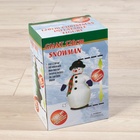 Надувная фигура новогодняя «Зимнее волшебство. Снеговик приветствует», светится, 120 см - Фото 4
