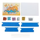 Аппликация пайетками "Рыжий кот" - Фото 3