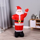 Надувная фигура "Дед Мороз" светится, 120 см - фото 2841798