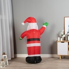 Надувная фигура новогодняя «Зимнее волшебство. Дед Мороз приветствует», светится, 120 см - Фото 2