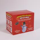 Надувная фигура новогодняя «Зимнее волшебство. Дед Мороз крутится вокруг себя», двигается, 210 см - Фото 2