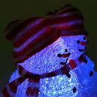 Фигура акрил. "Парочка снеговиков" 16х13х11 см, LR44x3 (не в компл), RGB - Фото 5