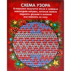 Новогодний ёлочный шар пайетками с мини-открыткой "Капельки" - Фото 3