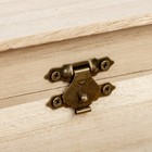 Шкатулка дерево под роспись "Сундук на ножках" 9,5х11х11 см - Фото 4