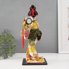 Кукла коллекционная "Гейша в шелковом кимоно с барабаном" 22,5 см - Фото 4