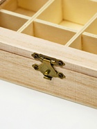 Шкатулка для росписи дерево «Прямоугольная со стеклянной вставкой», для творчества, декора, 12 отделений, 3.5×19×15 см - Фото 5