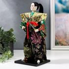 Кукла коллекционная "Самурай в кимоно и с повязкой"30 см - фото 9670187