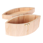 Шкатулка дерево под роспись "Листок" 6х10,5х18 см - Фото 2