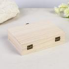 Шкатулка для росписи дерево «Купюрница», для творчества, декора, 4×10.8×15 см - Фото 2