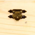 Шкатулка дерево под роспись "Сеточка на крышке" 7,5х13х18 см - Фото 3