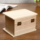 Шкатулка дерево под роспись "Сундучок" 7,8х12,5х9 см - Фото 5