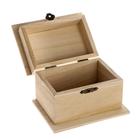 Шкатулка дерево под роспись "Сундучок" 7,8х12,5х9 см - Фото 7